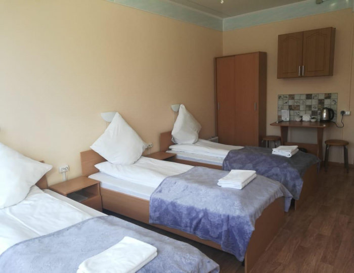 Номер эконом с 3 односпальными кроватями - Мини-отель «Беликово»