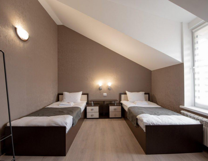 Номер стандарт с 2 односпальными кроватями - Гостевой дом «На Кузнецкой» Псков