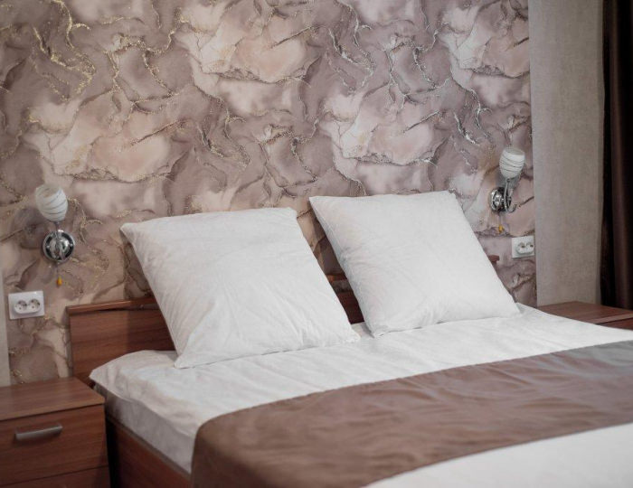 Номер стандарт с 1 двуспальной кроватью - Гостевой дом «На Кузнецкой» Псков