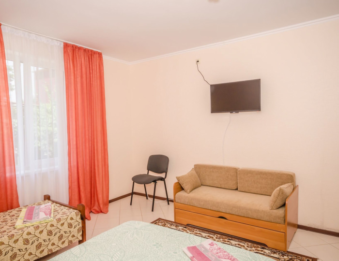 Стандарт Семейный 2-местный 1-комнатный корпус 1 - Хостел «Вилла Любимая» Береговое