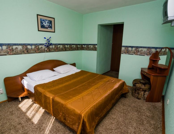 Номер люкс с 1 двуспальной кроватью (с завтраком) - Гостиница «Центральная» Бийск