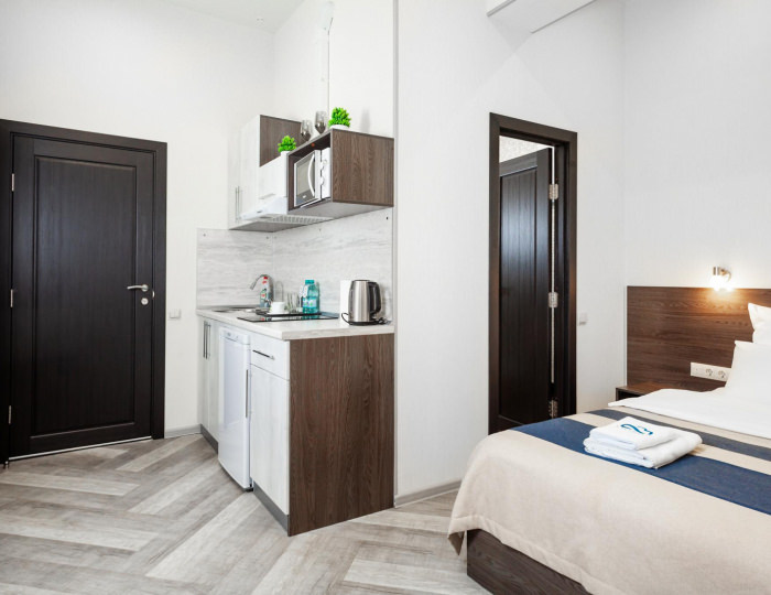 Номер стандарт с 1 двуспальной кроватью (с завтраком) - Гостиница «Облака» Бийск