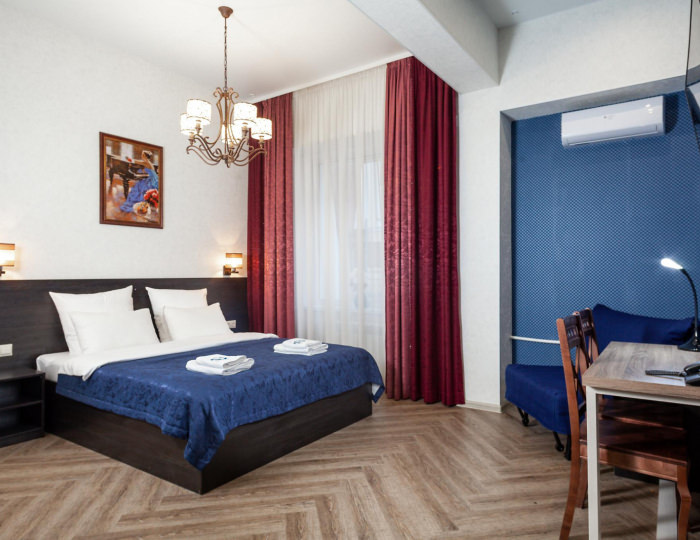 Номер студия комфорт с 1 двуспальной кроватью (с завтраком) - Гостиница «Облака» Бийск