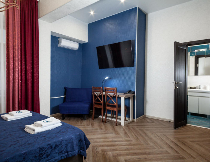 Номер студия комфорт с 1 двуспальной кроватью (с завтраком) - Гостиница «Облака» Бийск