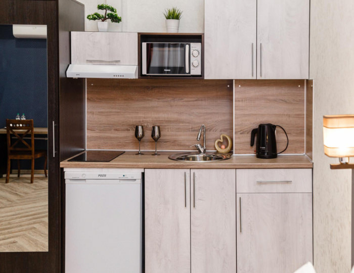 Номер студия комфорт с 1 двуспальной кроватью (с завтраком) - Гостиница «Облака» Бийск