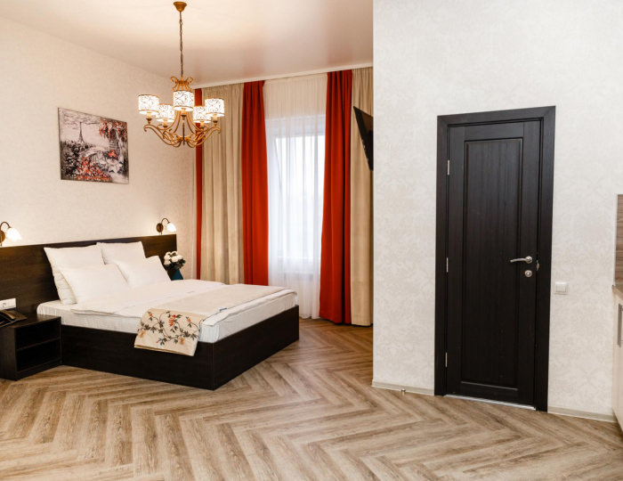 Номер студия делюкс с 1 двуспальной кроватью (с завтраком) - Гостиница «Облака» Бийск