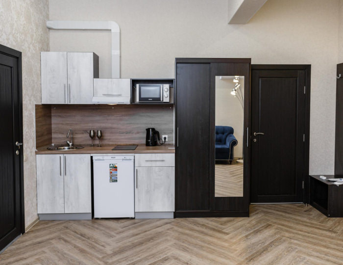 Номер студия делюкс с 1 двуспальной кроватью (с завтраком) - Гостиница «Облака» Бийск