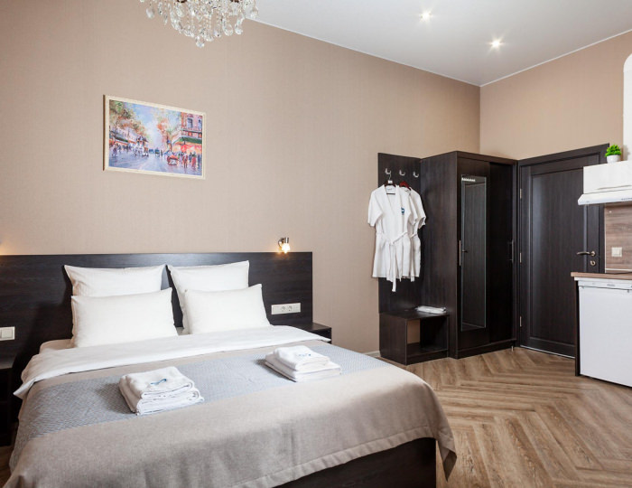 Номер студия с 1 двуспальной кроватью (с завтраком) - Гостиница «Облака» Бийск