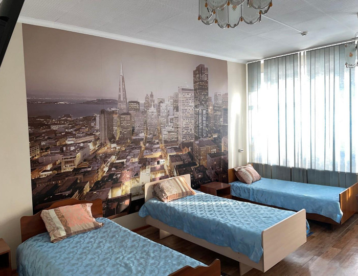 Кровать в 5-местном общем номере (с завтраком) - Мини-отель «ФорсажЪ» Бийск