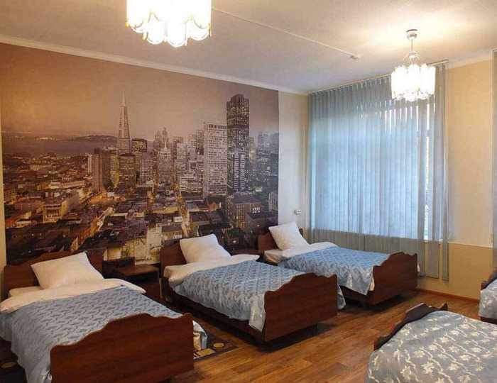 Кровать в 5-местном общем номере (с завтраком) - Мини-отель «ФорсажЪ» Бийск