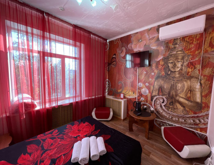 Номер полулюкс с 1 двуспальной кроватью (с завтраком) - Мини-отель «ФорсажЪ» Бийск