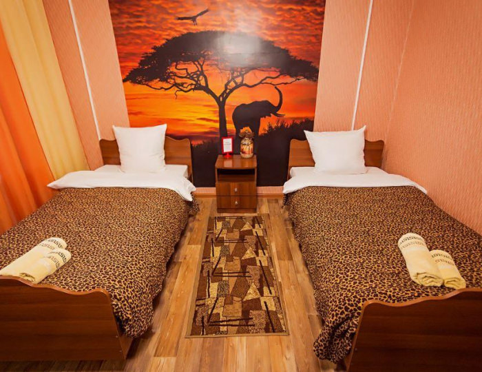 Номер эконом с 2 односпальными кроватями (с завтраком) - Мини-отель «ФорсажЪ» Бийск