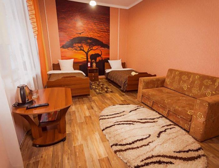 Номер эконом с 2 односпальными кроватями (с завтраком) - Мини-отель «ФорсажЪ» Бийск