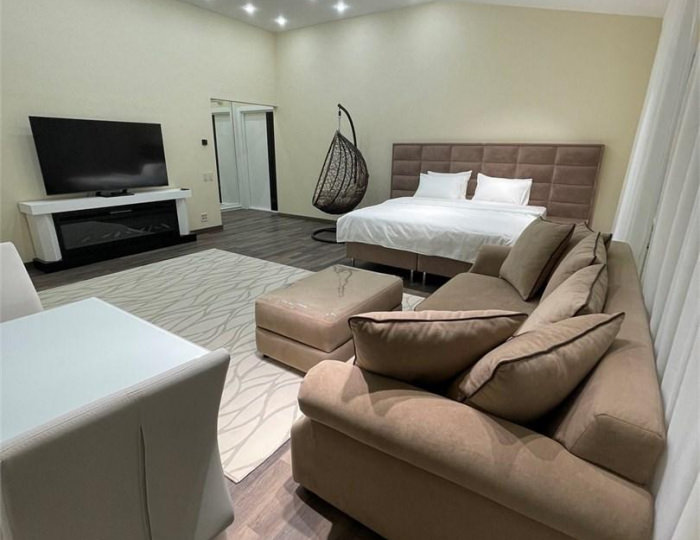 4-местные 1-комнатные апартаменты улучшенные с 1 двуспальной кроватью - Хостел Luxury / Лакшери Бийск