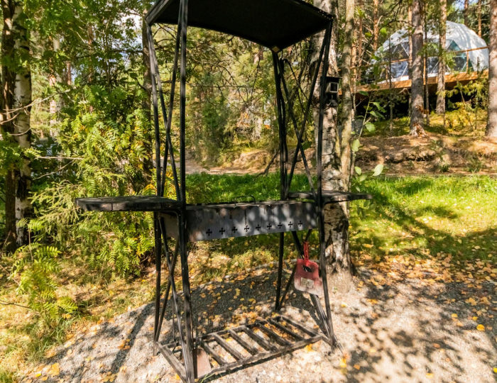 А-Фрейм «Черное-белое» - Гостевой дом ALDI-Karelia / АЛДИ-Карелия Сяпся