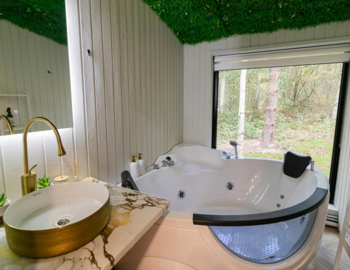 Номер с джакузи «Могучая ель» - Гостевой дом ALDI-Karelia / АЛДИ-Карелия Сяпся