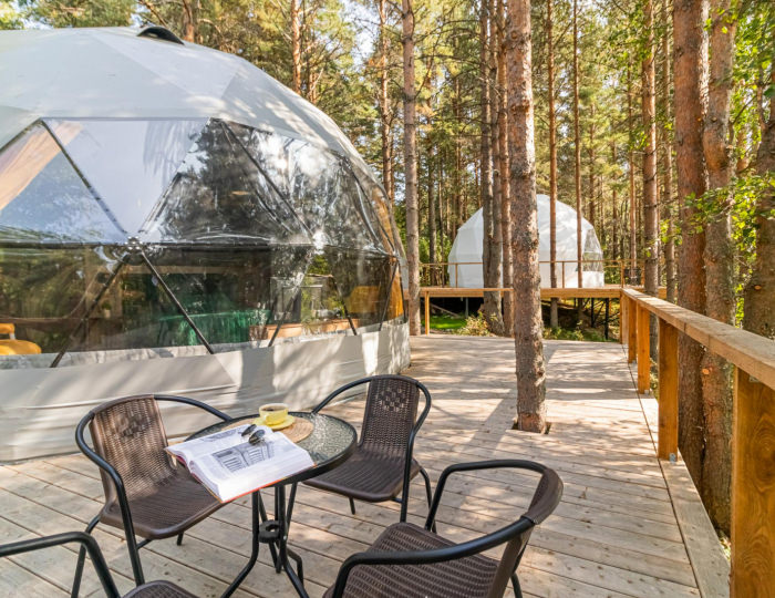 Купол «Карельский лес» - Гостевой дом ALDI-Karelia / АЛДИ-Карелия Сяпся