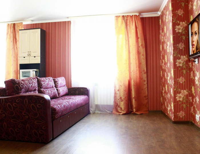 1-комнатные апартаменты студия - Апартаменты «Добрые сутки на улице Советская 214» Бийск