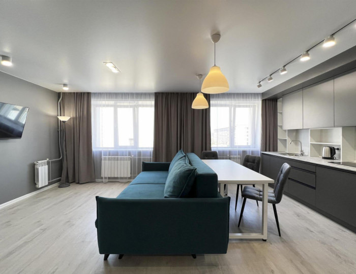 1-комнатные апартаменты студия - Апартаменты «Добрые сутки на улице имени Героя Советского Союза Трофимова 33» Бийск