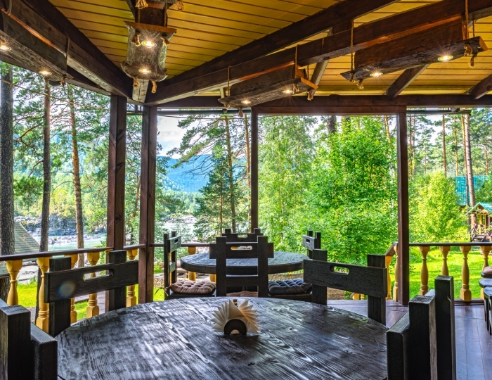 Рестораны и бары - База отдыха «Кедровый остров» Усть-Сема