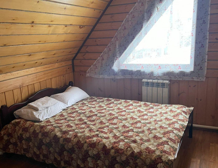 Номер эконом с 1 двуспальной кроватью (с завтраком, мансарда) - База отдыха «Кедровый остров» Усть-Сема