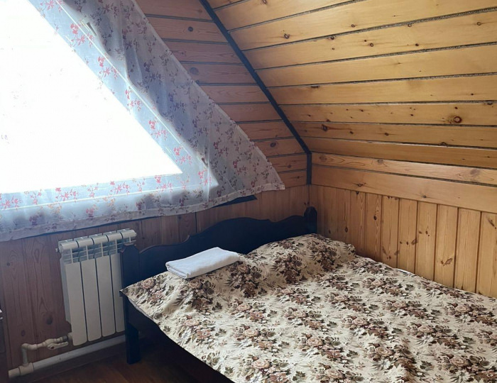 Номер эконом с 1 двуспальной кроватью (с завтраком, мансарда) - База отдыха «Кедровый остров» Усть-Сема