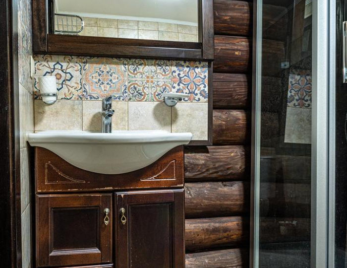 Коттедж улучшенный с 1 двуспальной кроватью (с завтраком) - База отдыха «Кедровый остров» Усть-Сема