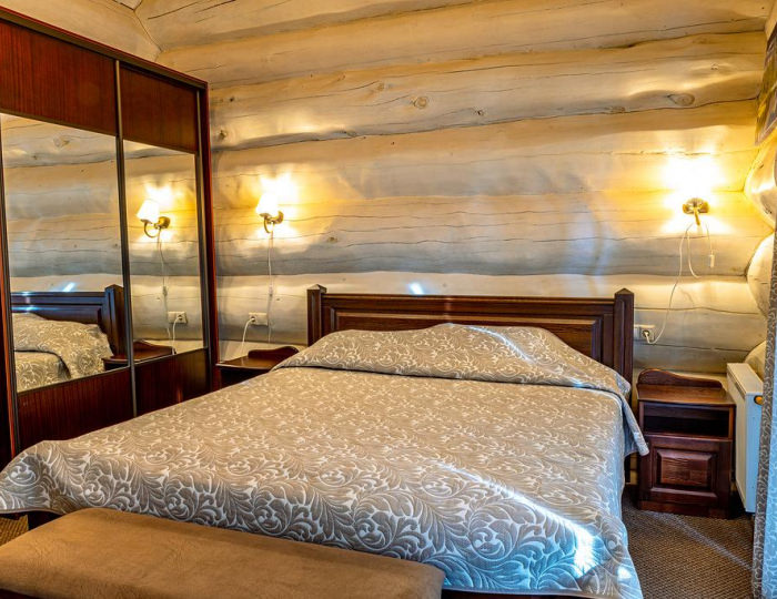 Номер комфорт с 1 двуспальной кроватью (с завтраком) - База отдыха «Кедровый остров» Усть-Сема