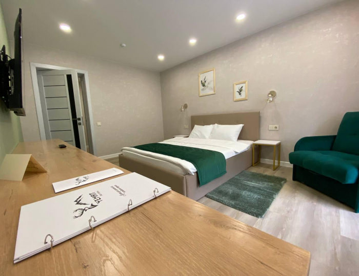 Двухкомнатный номер делюкс с видом на реку(с завтраком) - Гостиница «Чемал» Узнезя