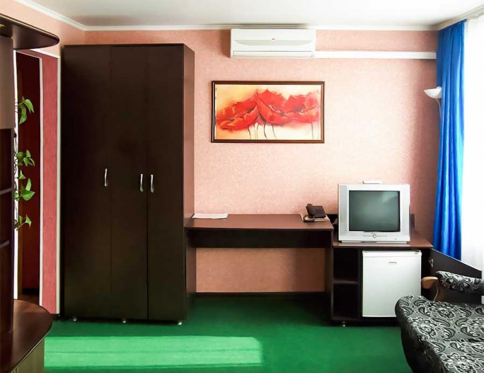 Номер люкс семейный с 2 двуспальными кроватями - Мини-отель «Гвоздика» Бийск