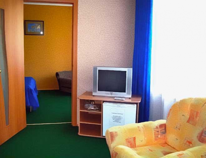 Номер люкс с 1 двуспальной кроватью - Мини-отель «Гвоздика» Бийск