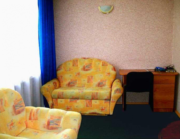 Номер люкс с 1 двуспальной кроватью - Мини-отель «Гвоздика» Бийск