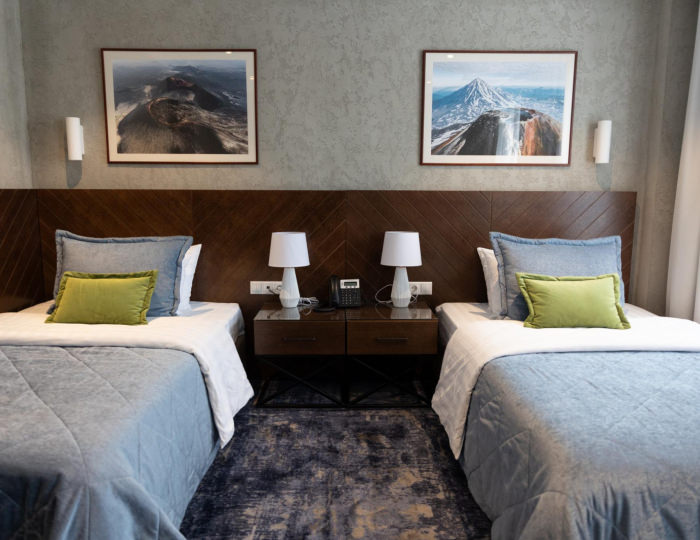 Номер комфорт стандарт с 2 односпальными кроватями - Мини-отель «Арт-отель» Елизово