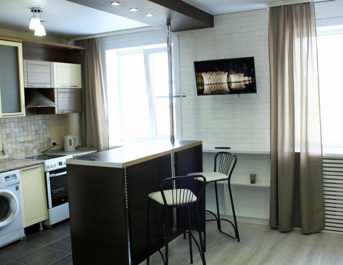 1-комнатные апартаменты студия - Апартаменты «Добрые сутки на улице Советская 35» Бийск