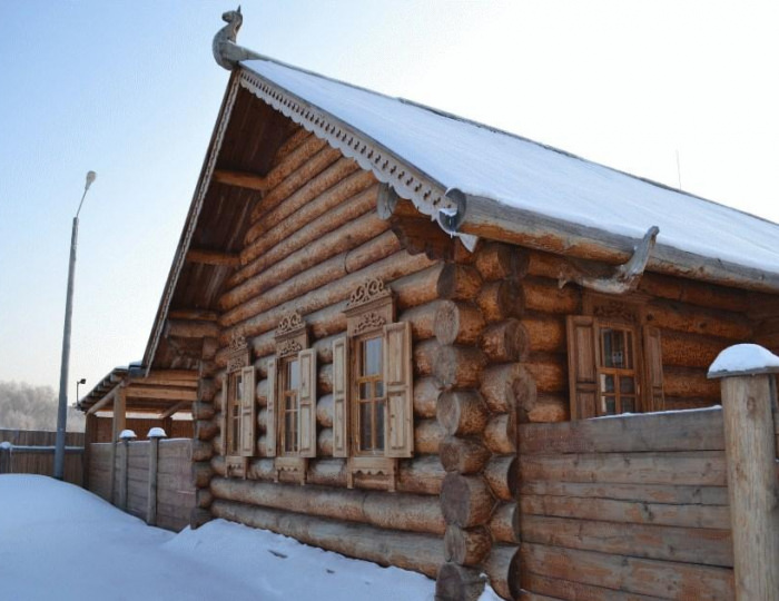 Номер стандарт с 2 односпальными кроватями (Дом Верховых #6) - База отдыха «Новая» Шушенское