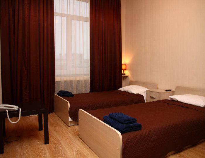 Номер стандарт с 2 односпальными кроватями - Мини-отель «Аксиома» Гатчина