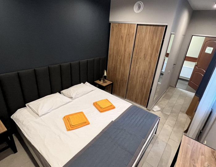 Номер люкс улучшенный с 1 двуспальной кроватью - Отель «За околицей» Удельная