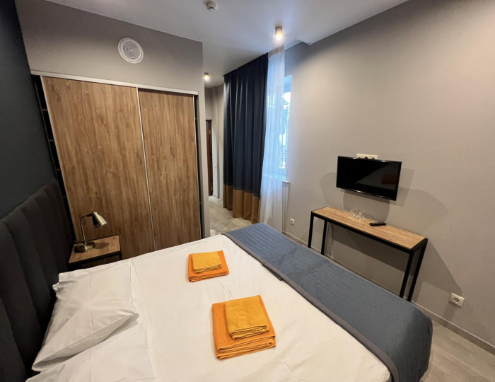 Номер люкс улучшенный с 1 двуспальной кроватью - Отель «За околицей» Удельная