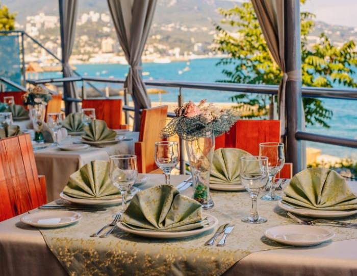 Банкетные залы - Эко-отель «Левант» Ялта