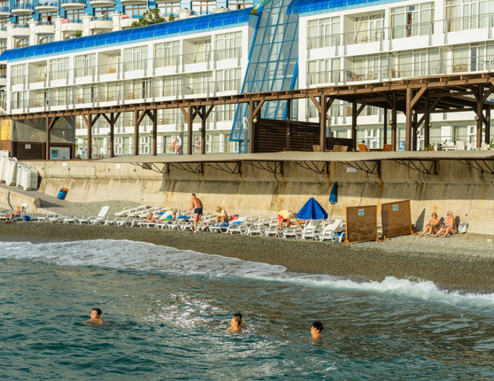 Пляж - Эко-отель «Левант» Ялта
