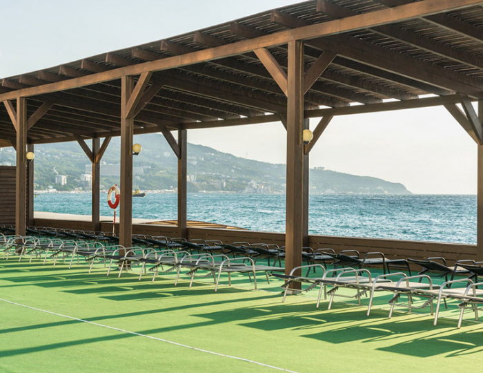 Пляж - Эко-отель «Левант» Ялта