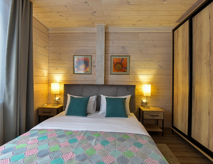 Стандарт Дабл Отель Сосновый (Заимка-1) - База отдыха «Таежная заимка Лесная сказка»