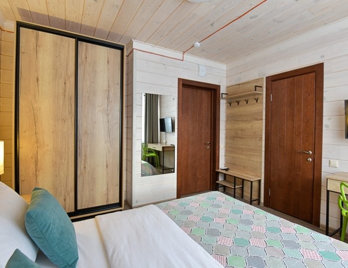 Стандарт Дабл Отель Сосновый (Заимка-1) - База отдыха «Таежная заимка Лесная сказка»