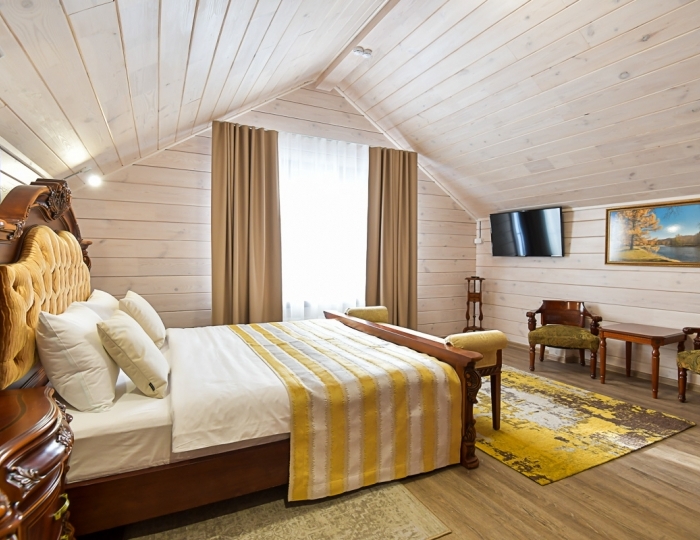 Стандарт Плюс Дабл Отель Сосновый (Заимка-1) - База отдыха «Таежная заимка Лесная сказка»