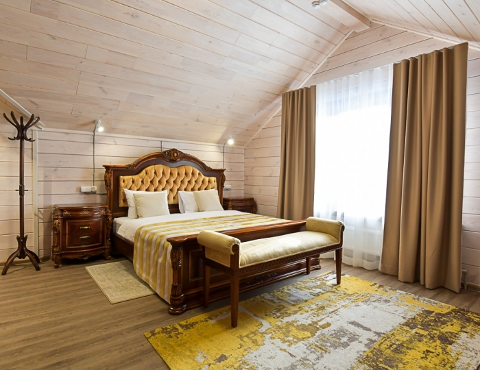 Стандарт Плюс Дабл Отель Сосновый (Заимка-1) - База отдыха «Таежная заимка Лесная сказка»