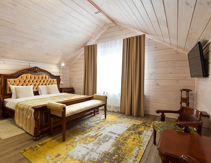 Стандарт Плюс Дабл Отель Сосновый (Заимка-1) - База отдыха «Таежная заимка Лесная сказка»