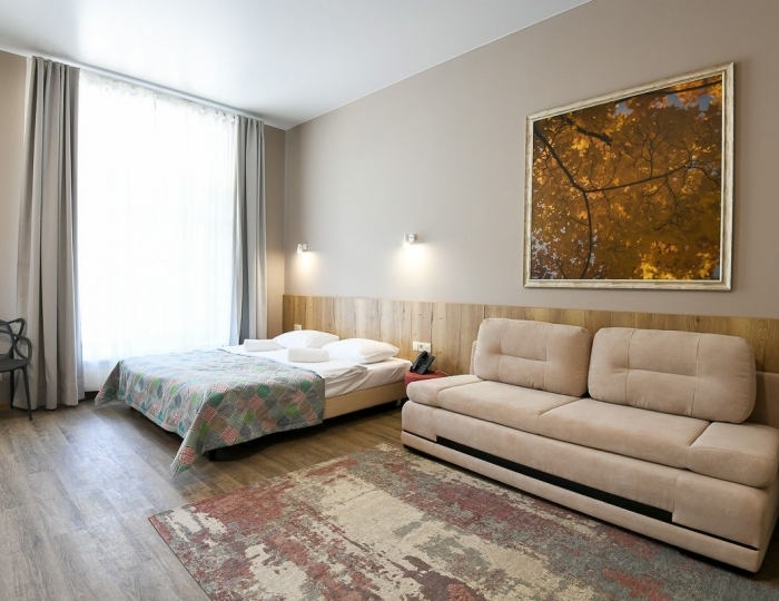 Стандарт Плюс Дабл Отель У скалы (Заимка-1) - База отдыха «Таежная заимка Лесная сказка»