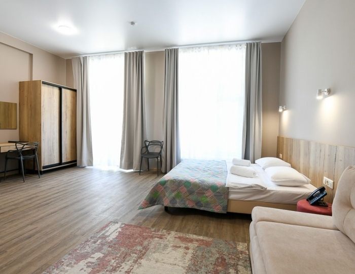 Стандарт Плюс Дабл Отель У скалы (Заимка-1) - База отдыха «Таежная заимка Лесная сказка»