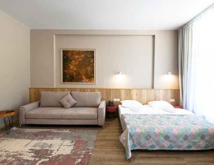 Стандарт Плюс Дабл Отель У скалы (Заимка-1) - База отдыха «Таежная заимка Лесная сказка»