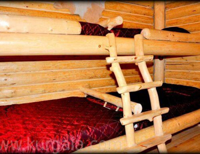 Шале с 2 двуспальными кроватями и 1 двухъярусной кроватью - База отдыха «Кургала» Косколово